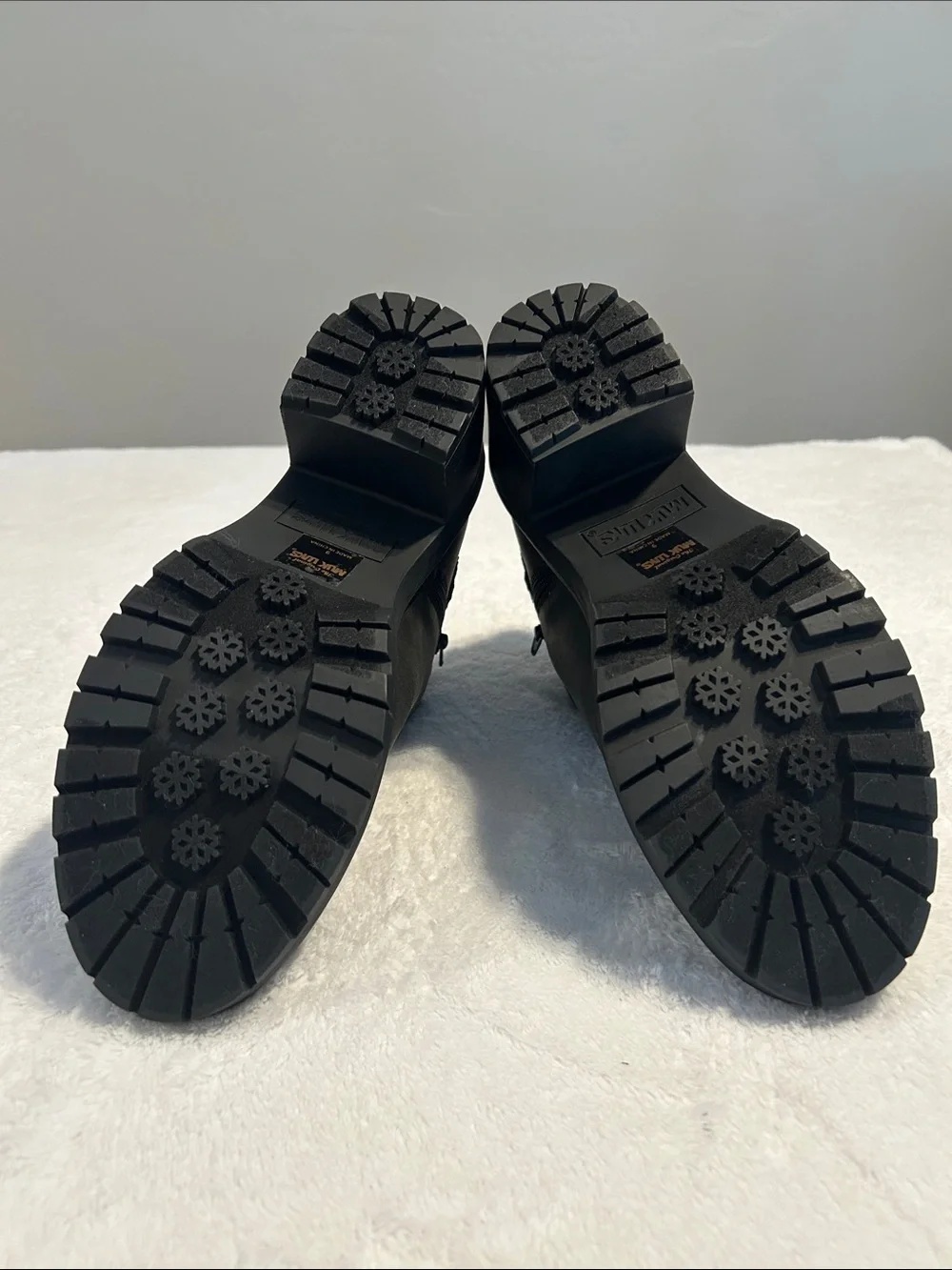 Muk Luks Black Ankle Boots with Elastic Panel